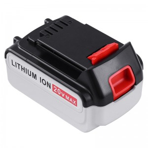 Для Black \u0026 Decker LB20, LBX20, LBX4020, LB2X4020 Аккумуляторы для инструментов Сменный литий-ионный аккумулятор 20 В, 6000 мАч
